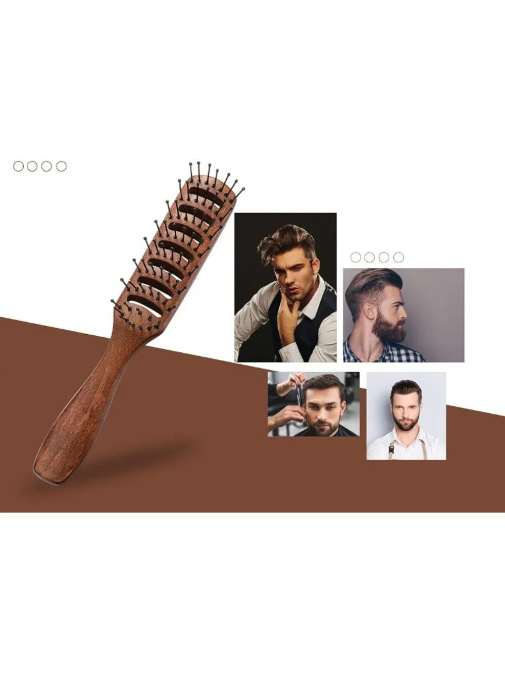 Vented Hair Brush for Blow Drying & Styling - Volumizing Brush for All Hair